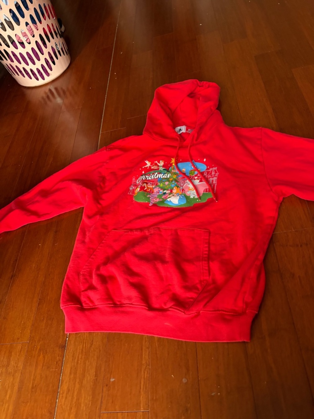 ADULT SIZE Medium DISNEY STORE CLASSICS CHRISTMAS PULLOVER HOODIE